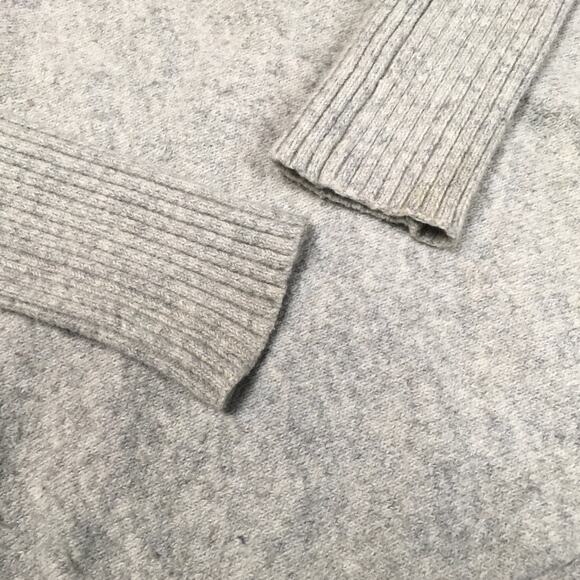 Eddie Bauer‎ Sleepwear Sweater Grey Funnel Neck Long Sleeve Pullover Women's XS - Picture 9 of 9